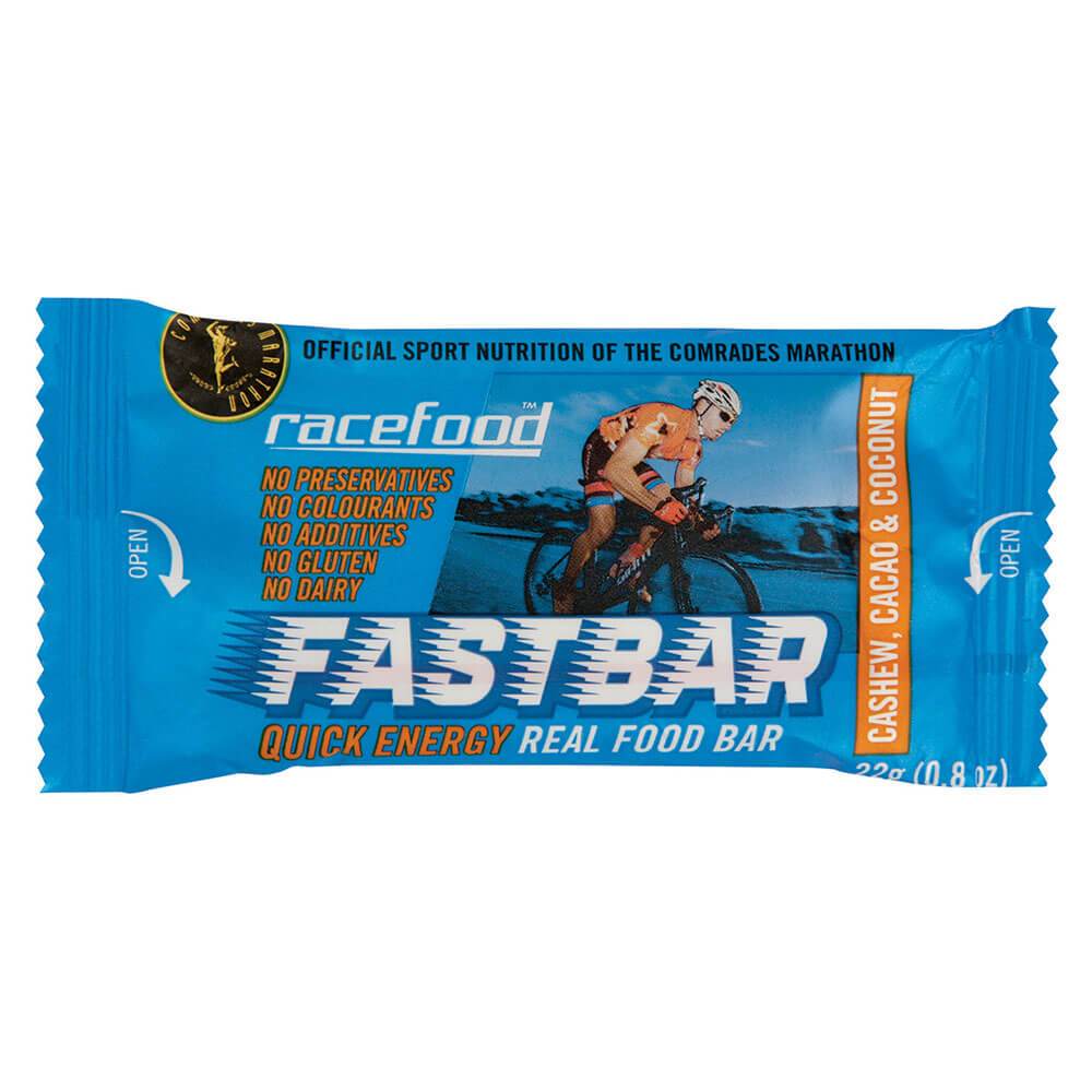 Racefood Sports Nutrition Racefood Fastbar Cashew, Cacao and Coconut, 22g 6009670530699 179075