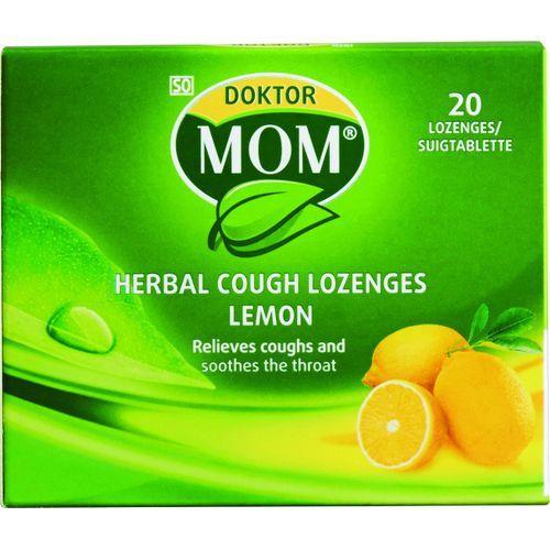 Doktor Mom Health Doktor Mom Herbal Cough Lozenges Lemon, 20's 3574661246741 183333