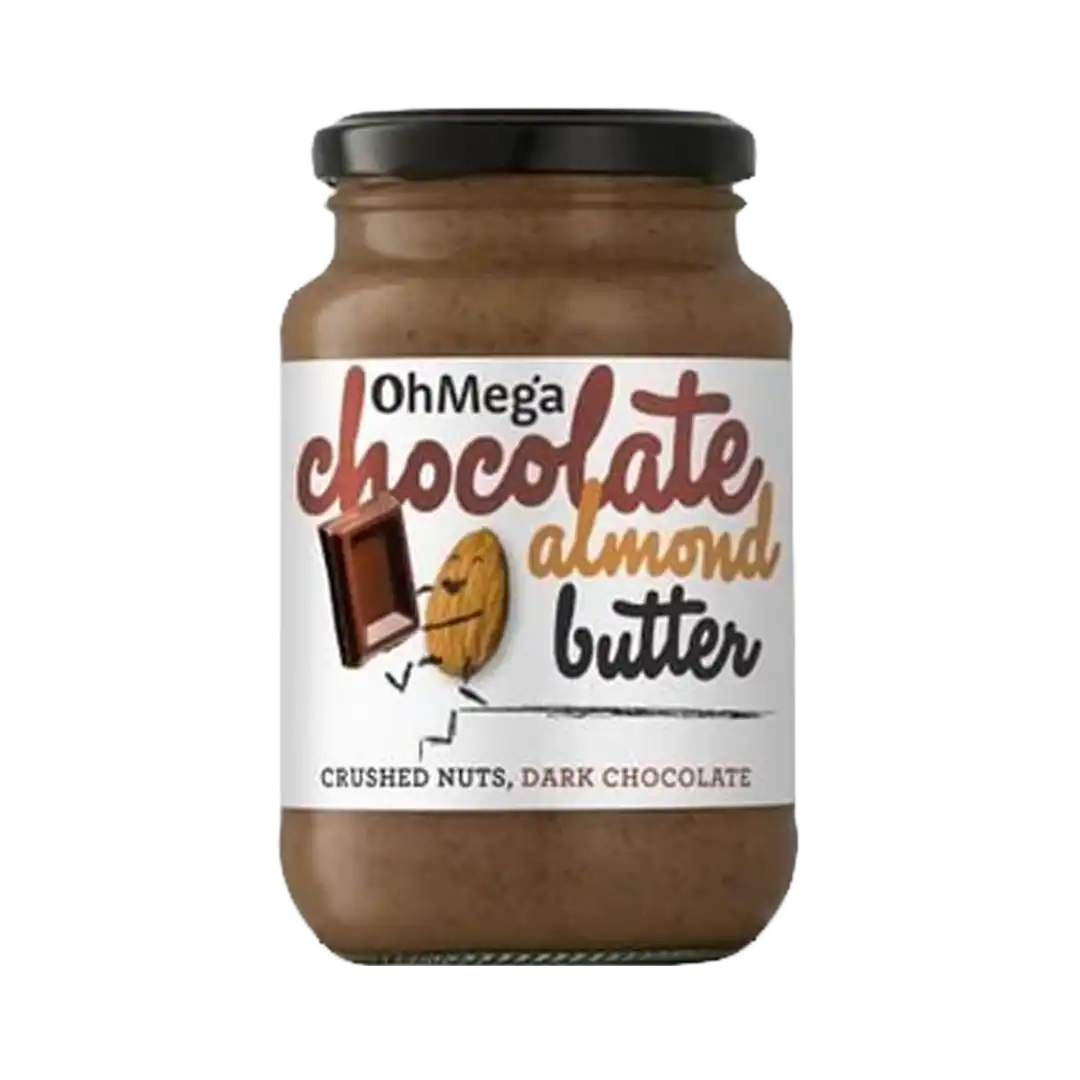 OhMega Chocolate Almond Butter, 400g