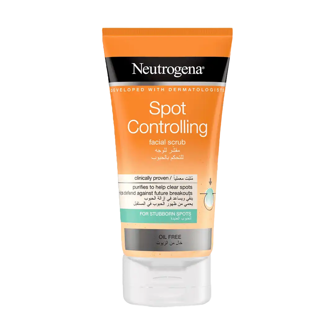 Neutrogena Spot Controlling Oil-Free Facial Scrub, 150ml