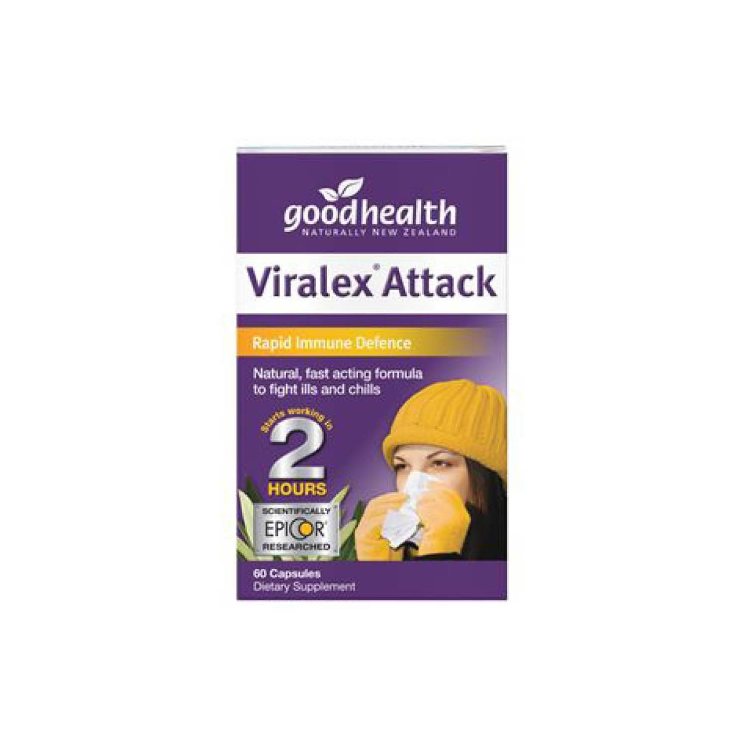 Good Health Vitamins Good Health Viralex Attack Caps, 30's 9400569020371 185873