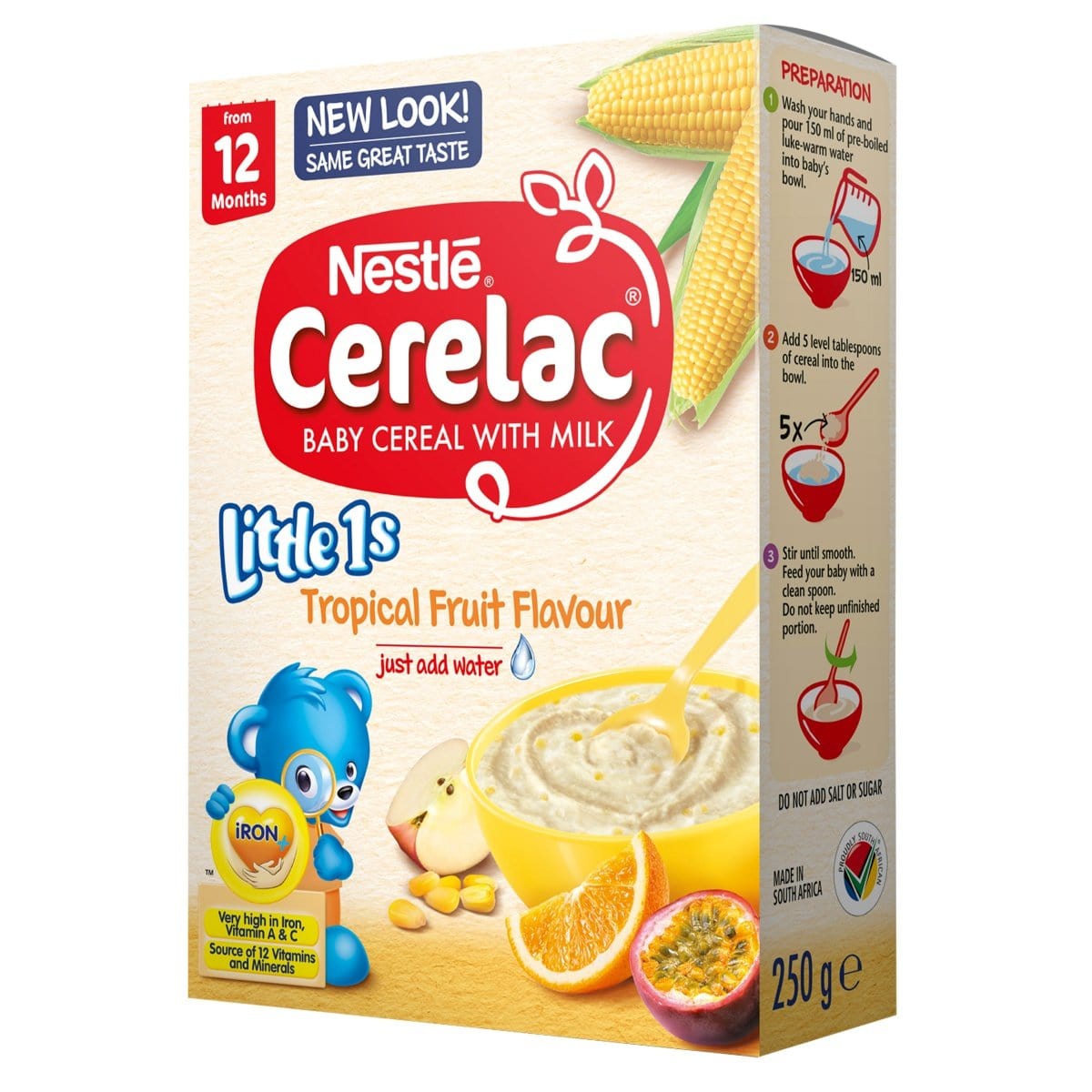 Nestlé Baby Nestlé Cerelac Baby Cereal Tropical 12 Months, 250g 6001068697502 188404