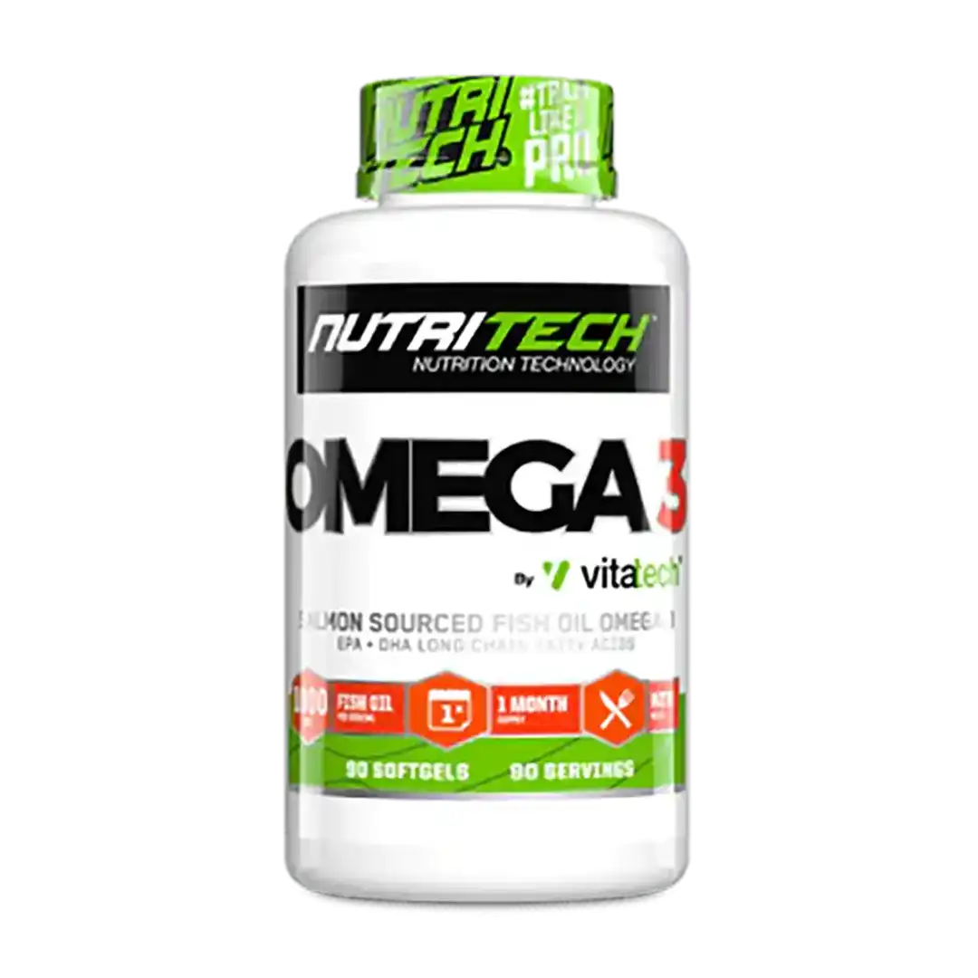 Nutritech Omega 3 Softgels, 90's
