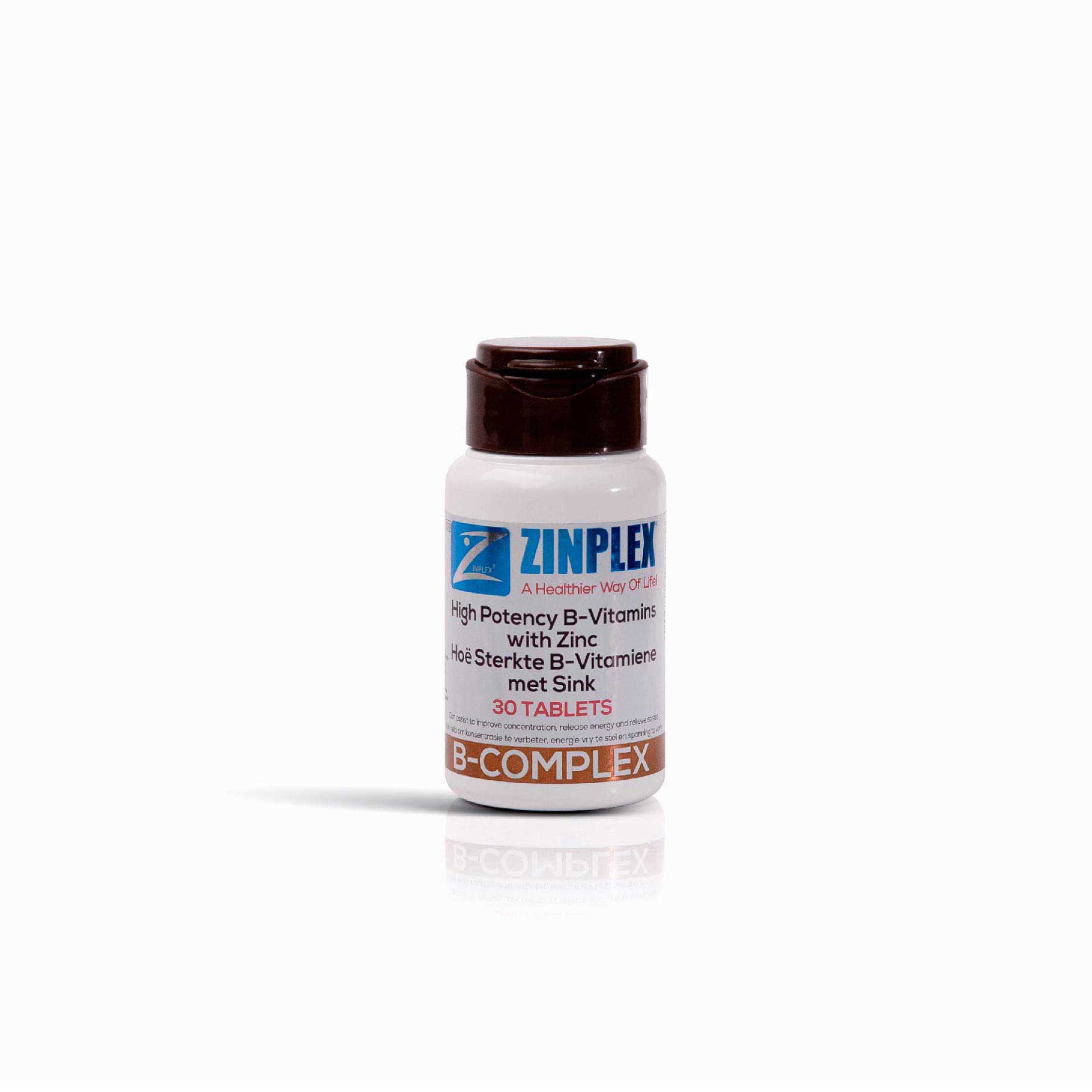 Zinplex B Complex Tabs, 30's