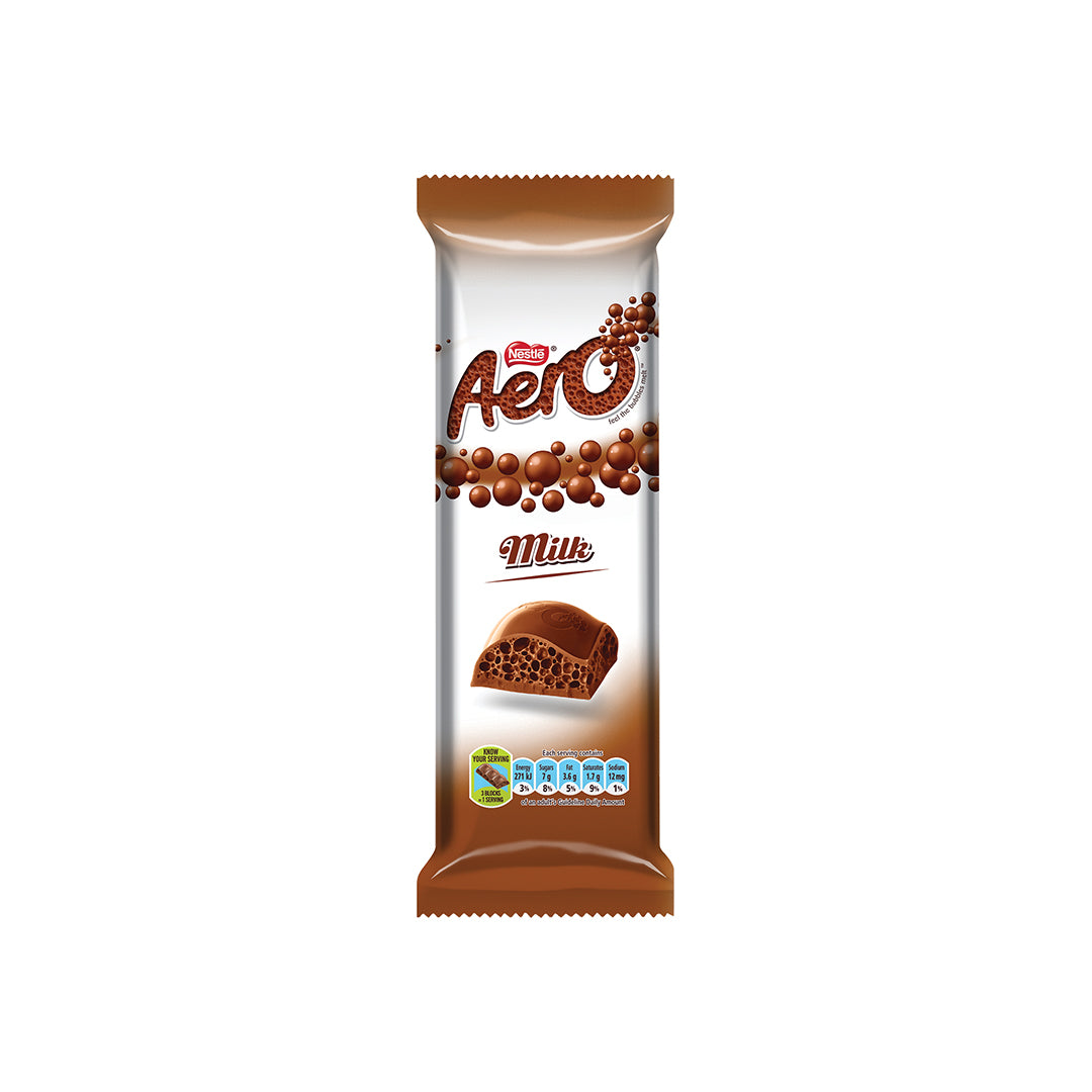 Nestlé Aero Milk Chocolate, 85g
