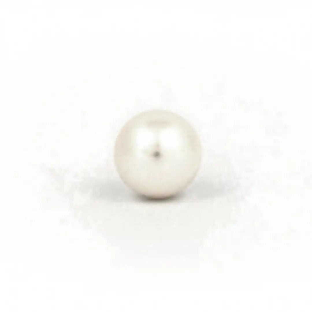 Studex Sens Sterling Silver White Pearl, 6mm