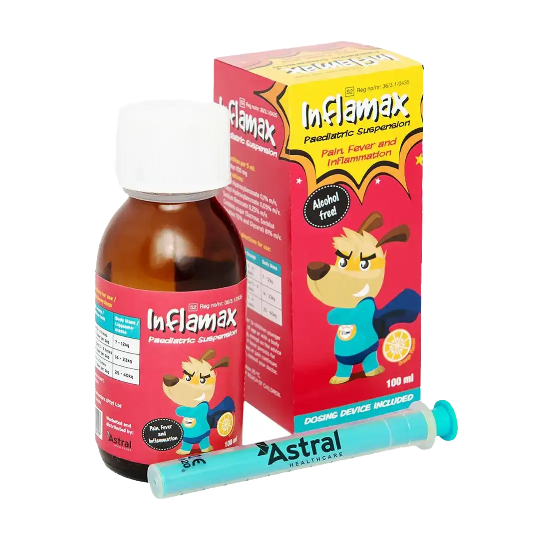 Inflamax Paediatric Suspension, 100ml