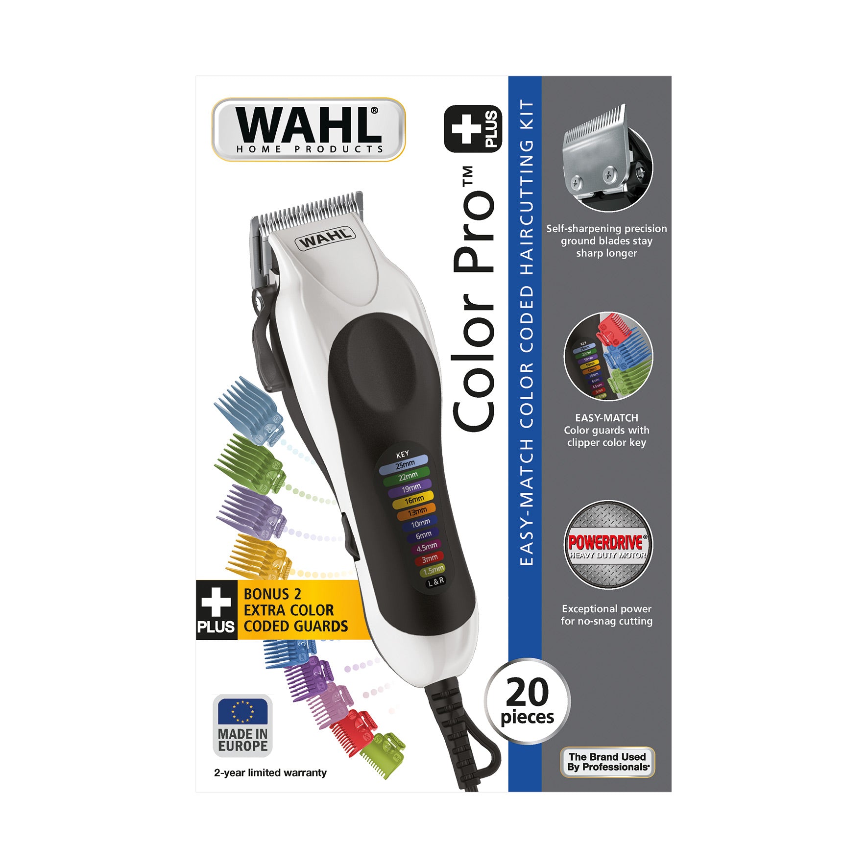 WAHL Colour Pro Hair Clipper 79752-058