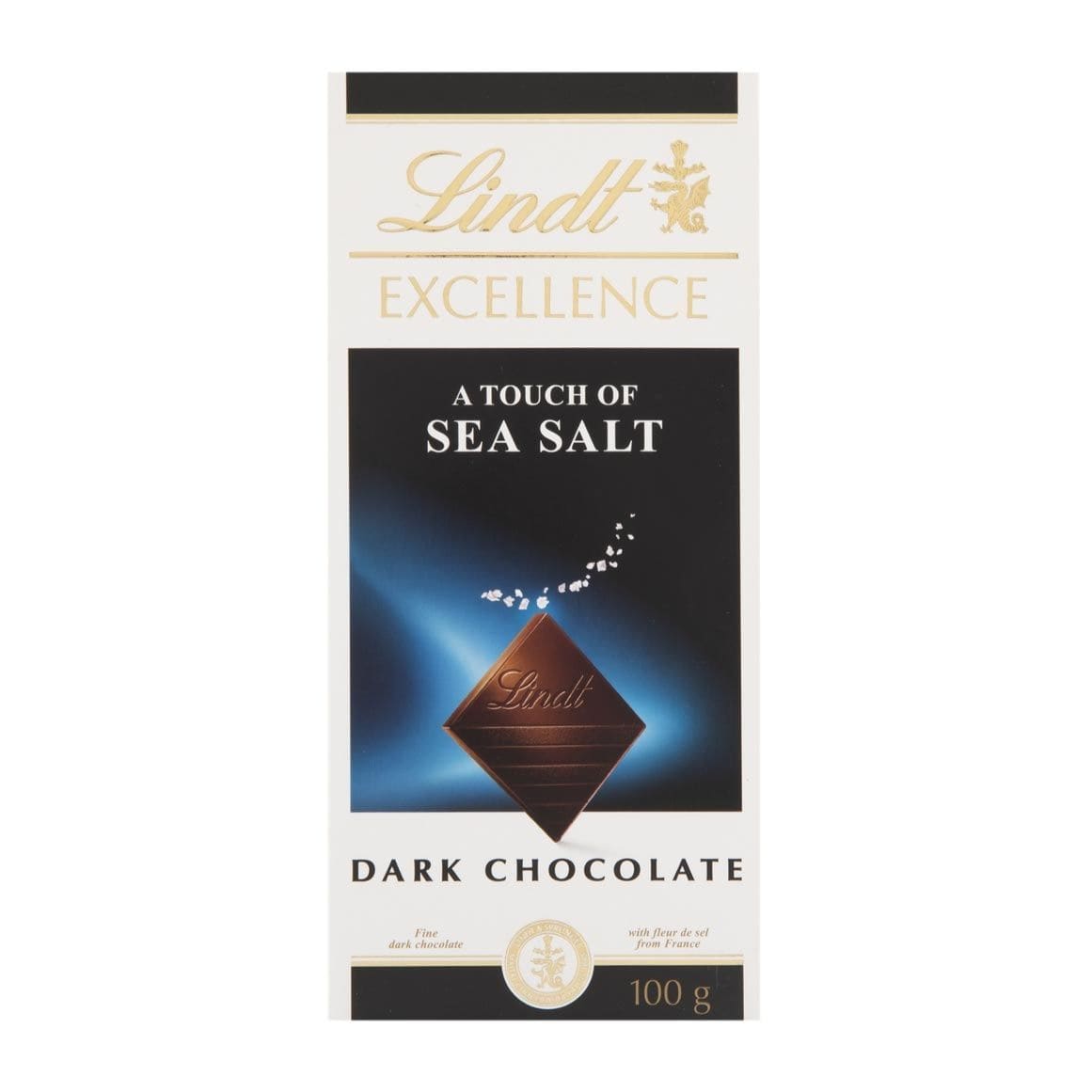 Lindt Household Lindt Excellence Sea Salt Dark Chocolate, 100g