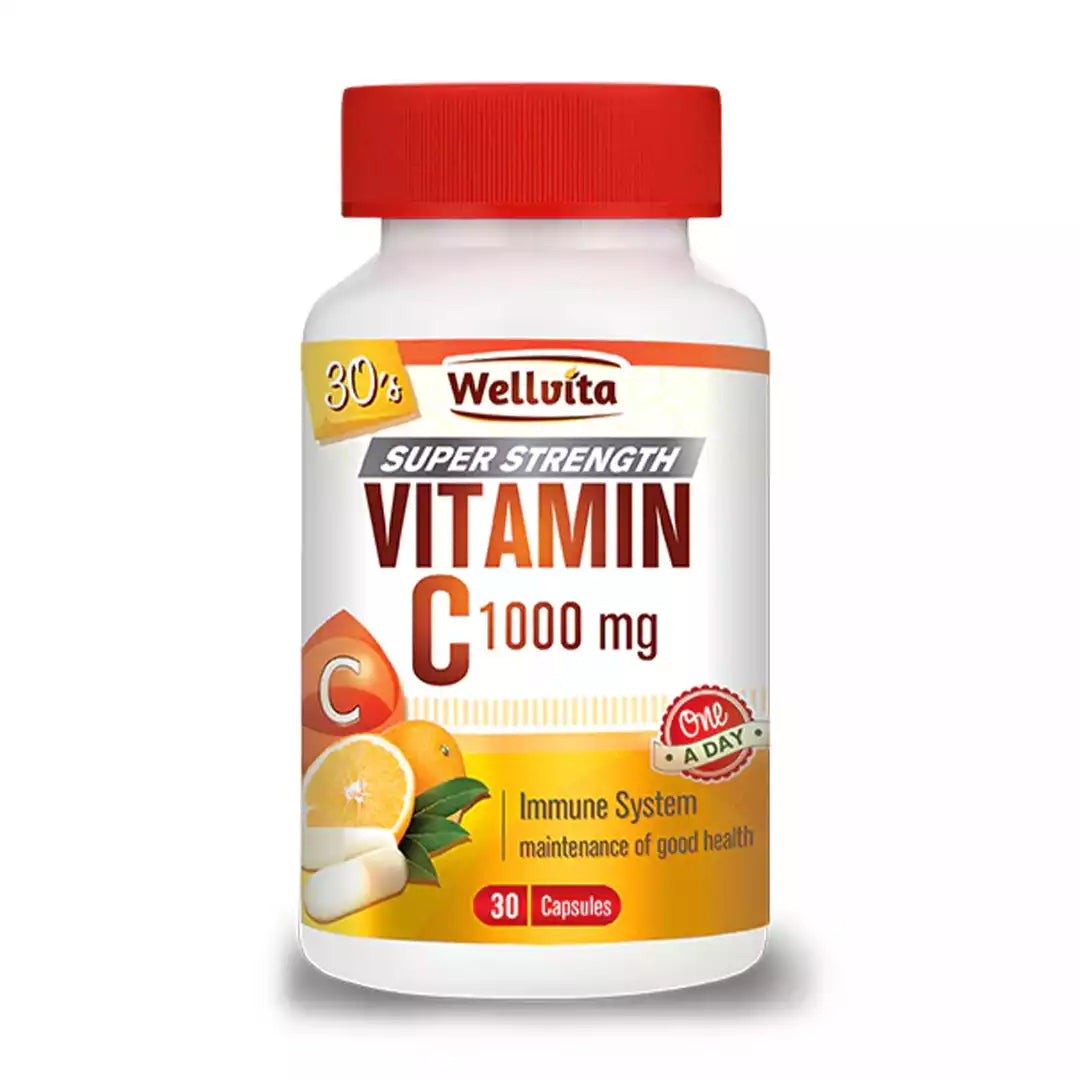 Wellvita Vitamin C 1000mg Tablets, 30's