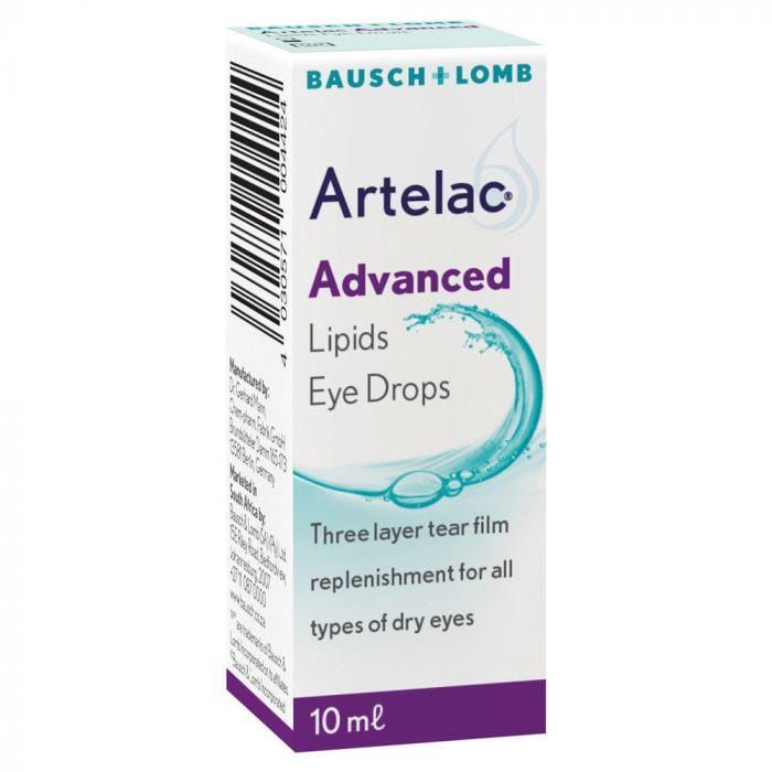 Mopani Pharmacy Health Baush & Lomb Artelac Advanced Lipids Eye Drops 10ml 4030571004424 204376