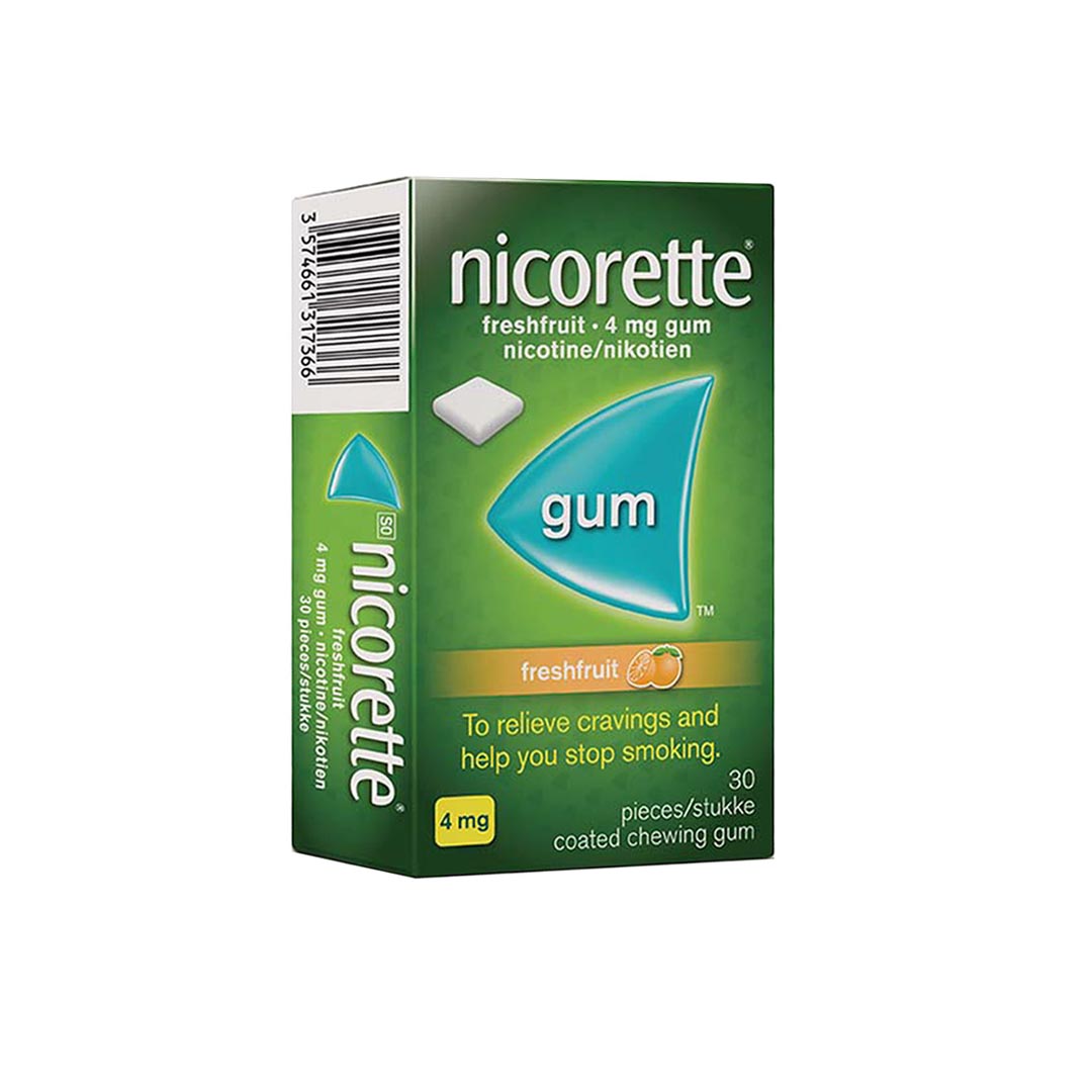 Nicorette Gum 4mg Assorted, 30's