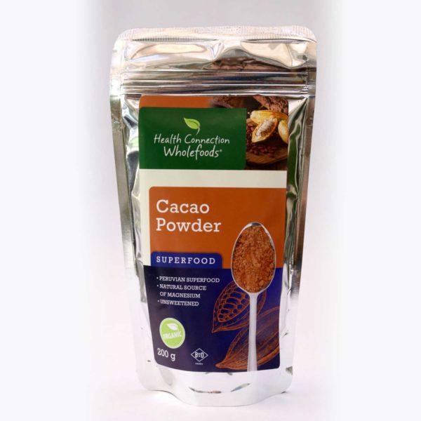 Health Connection Health Health Connection Cacao Powder Organic 200g 6009614733988 207751