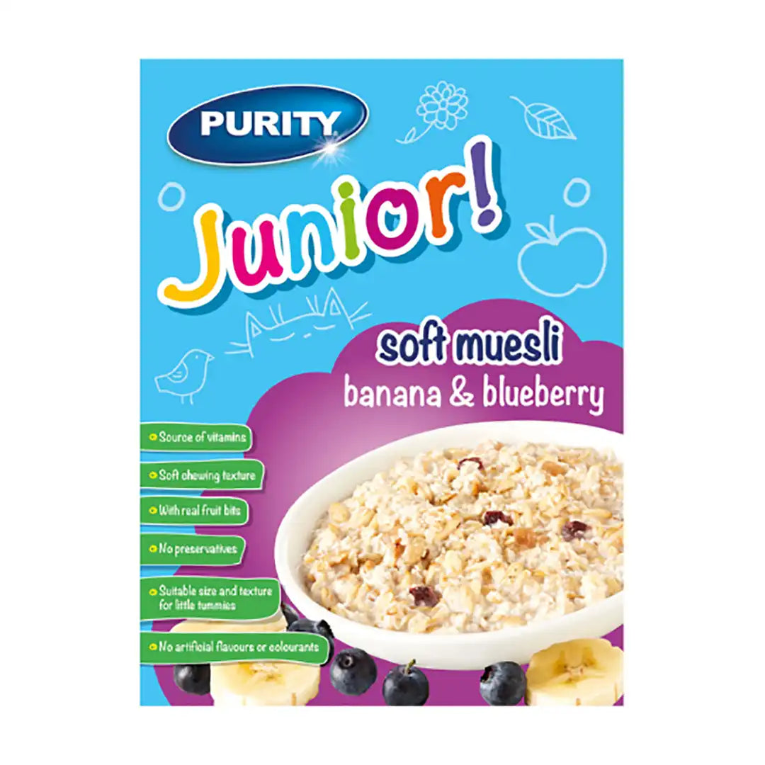 Purity Junior Soft Muesli 350g, Assorted