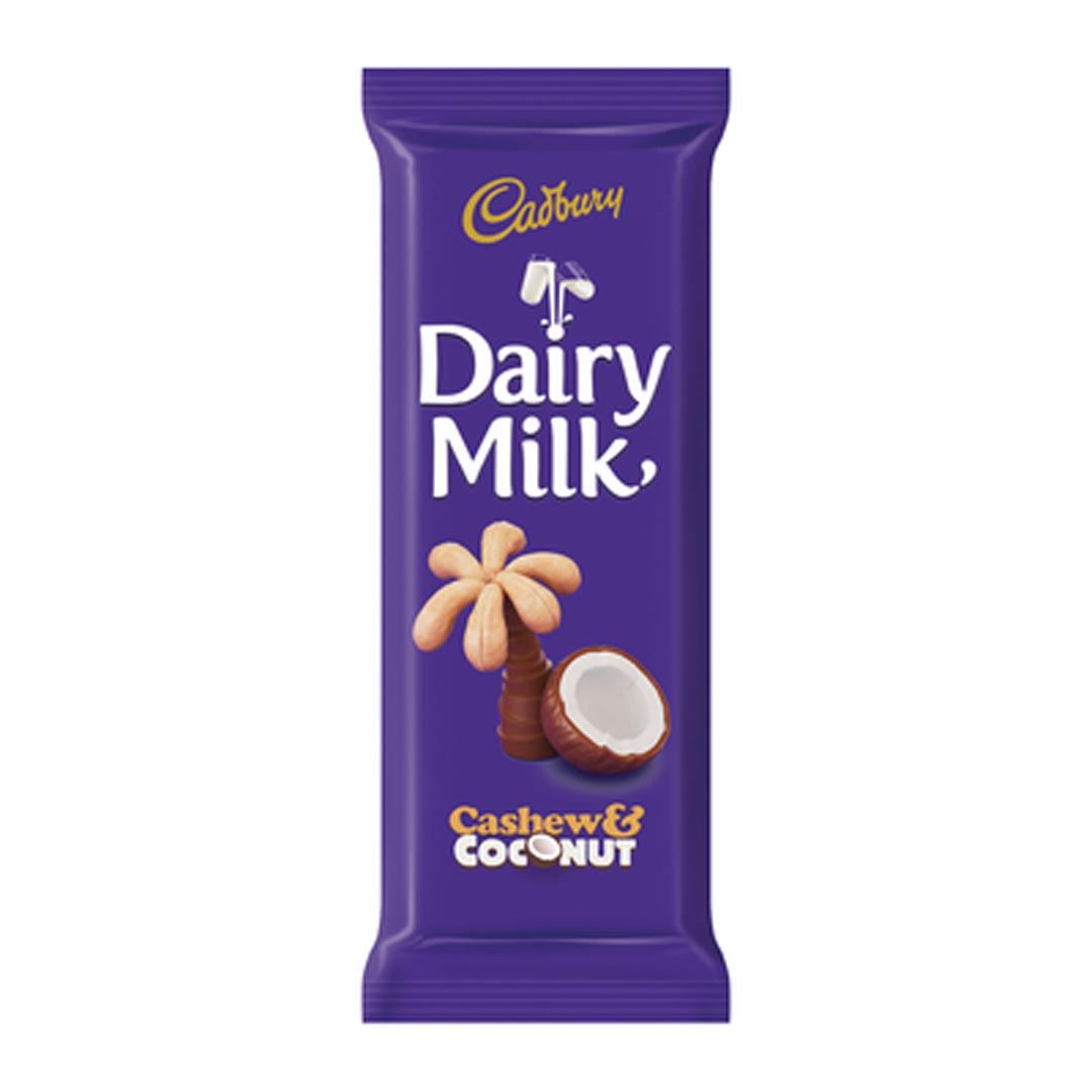 Cadbury Slab Cashew & Coconut, 80g