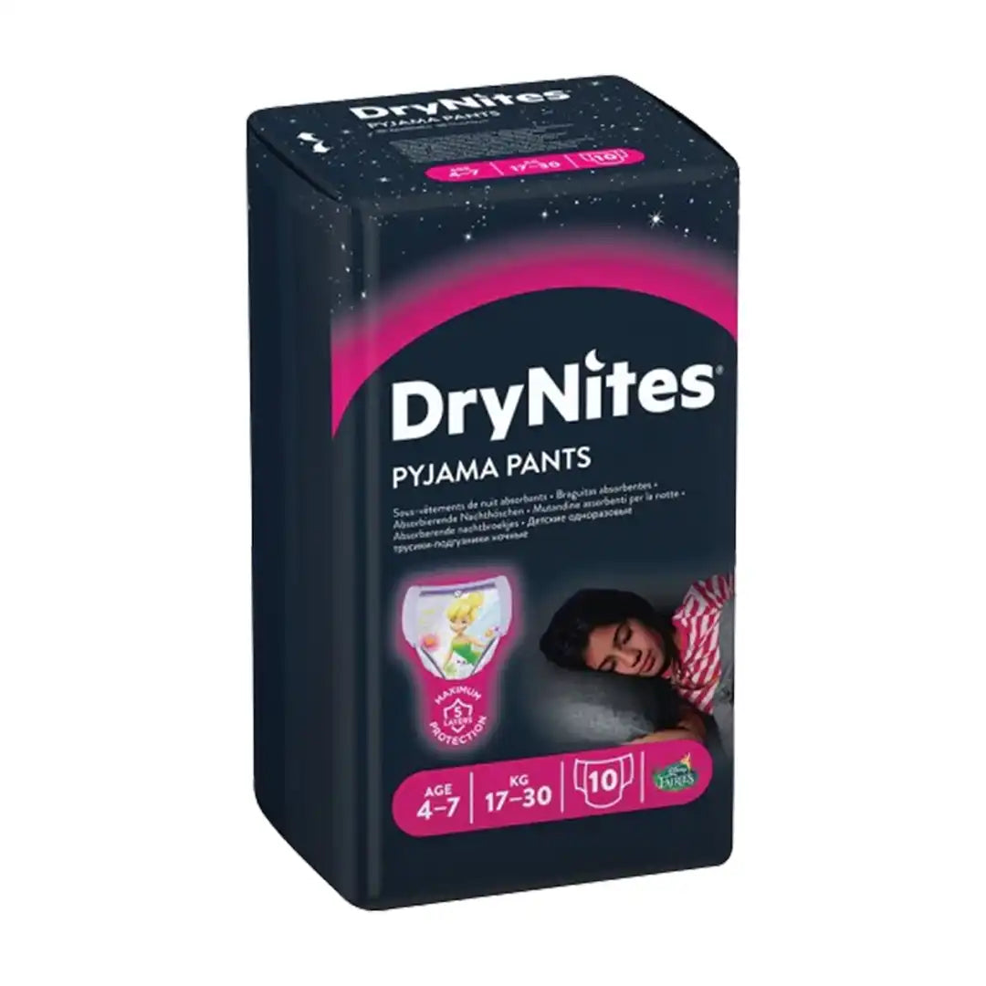 Drynites Girls 4-7 Yrs 10's