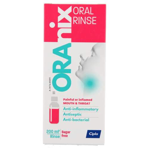 Oranix Health Oranix Oral Rinse, 200ml 6009620603718 216953