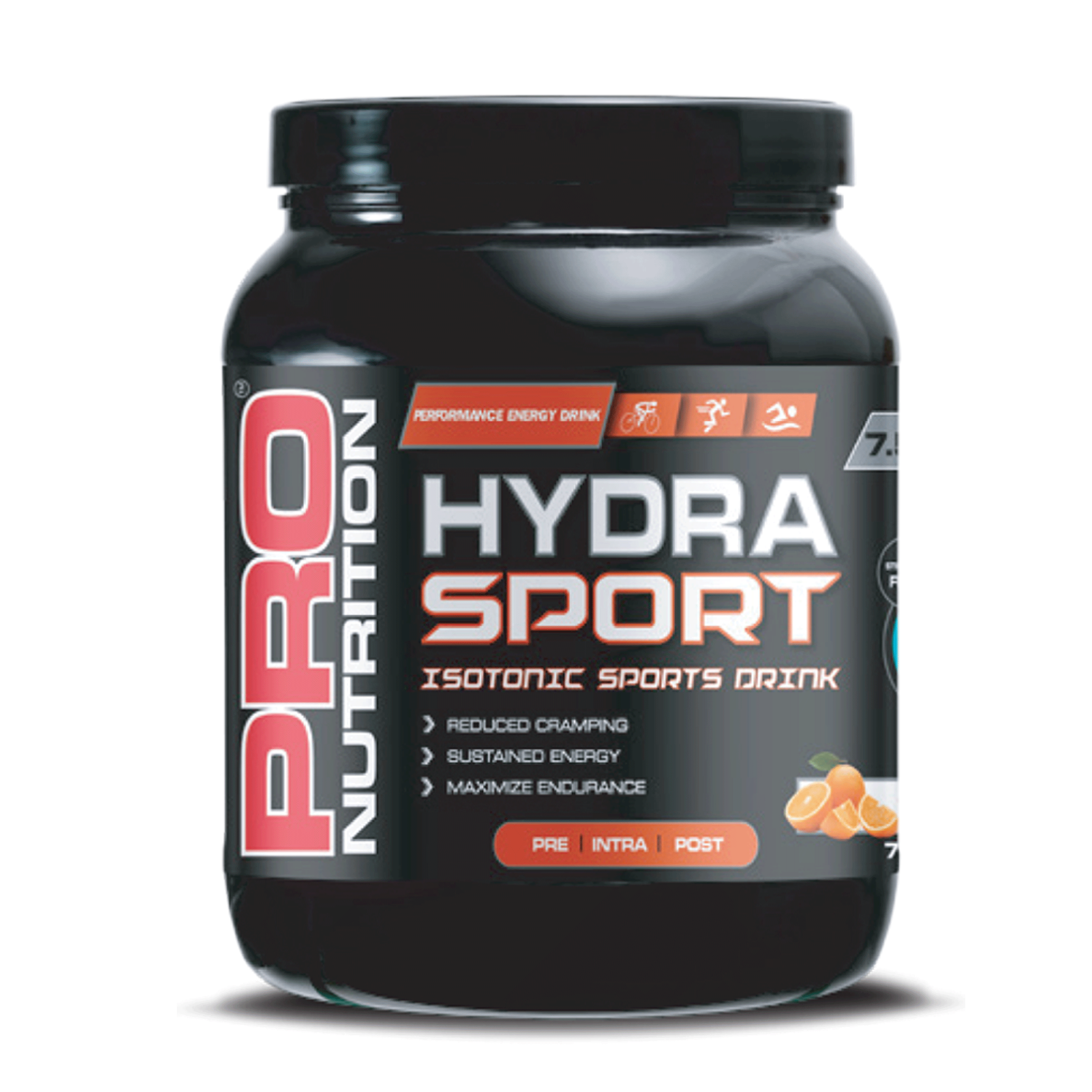 Pro Nutrition Sports Nutrition Pro Nutrition Hydra-Sport Isotonic Sports Drink Tangy Orange, 750g 6009835020218 217544