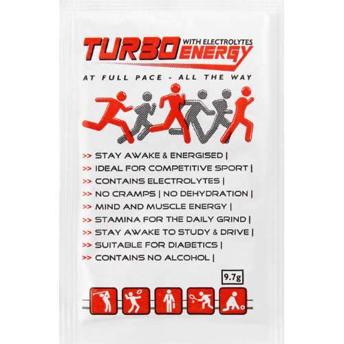 Turbo Energy Sports Nutrition Turbo Energy Powder Sachets, 1's 6009631690080 218778