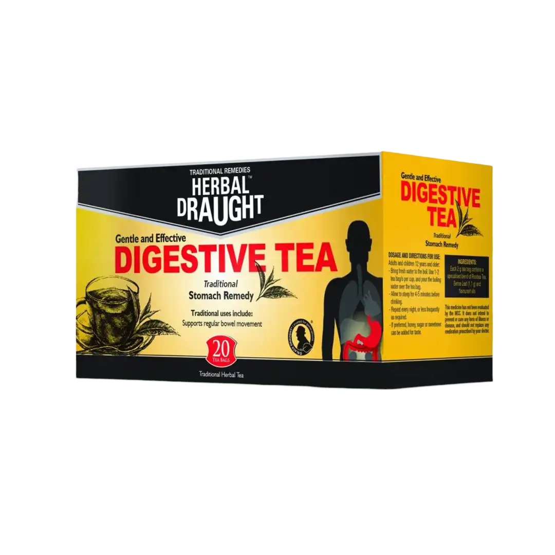 Herbal Draught Digestive Tea Bags, 20's