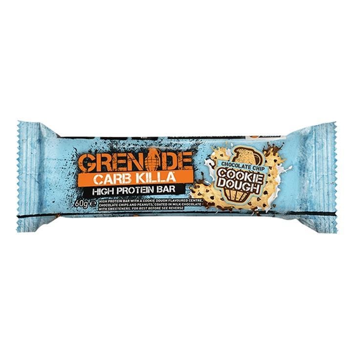 Grenade Sports Nutrition Grenade Carb Killa High Protein Bar Chocolate Chip Cookie Dough, 60g 5060221203937 222041
