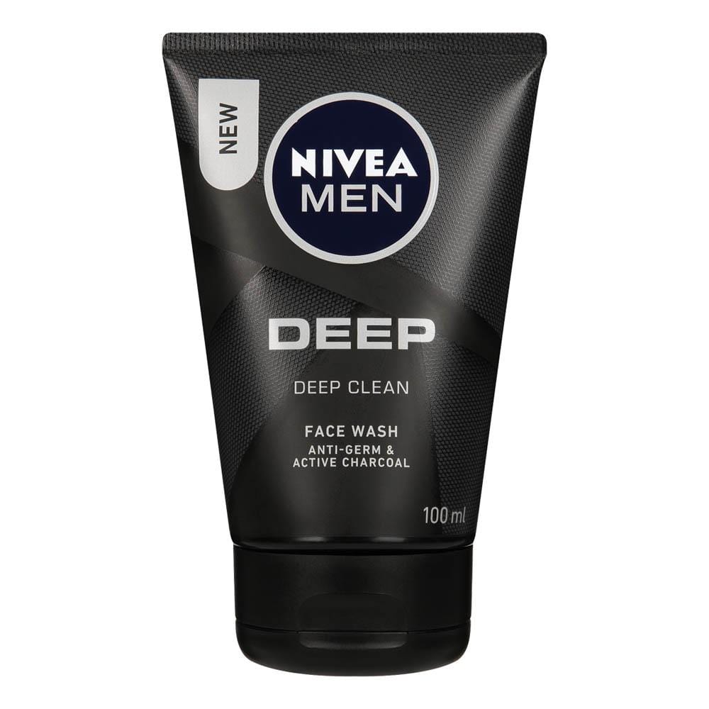 Nivea Toiletries Nivea for Men Deep Clean Face Wash, 100ml 6001051002818 222047