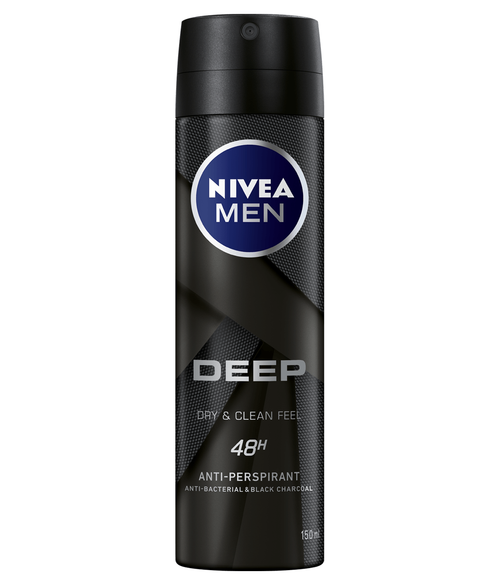 Nivea Toiletries Nivea Men Anti-Perspirant Deodorant Deep, 150ml 6001051002887 222048