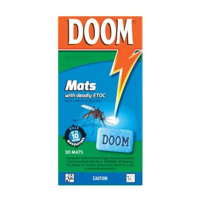 Doom Household Doom Mosquito Mats, 30's 6001038335205 22351