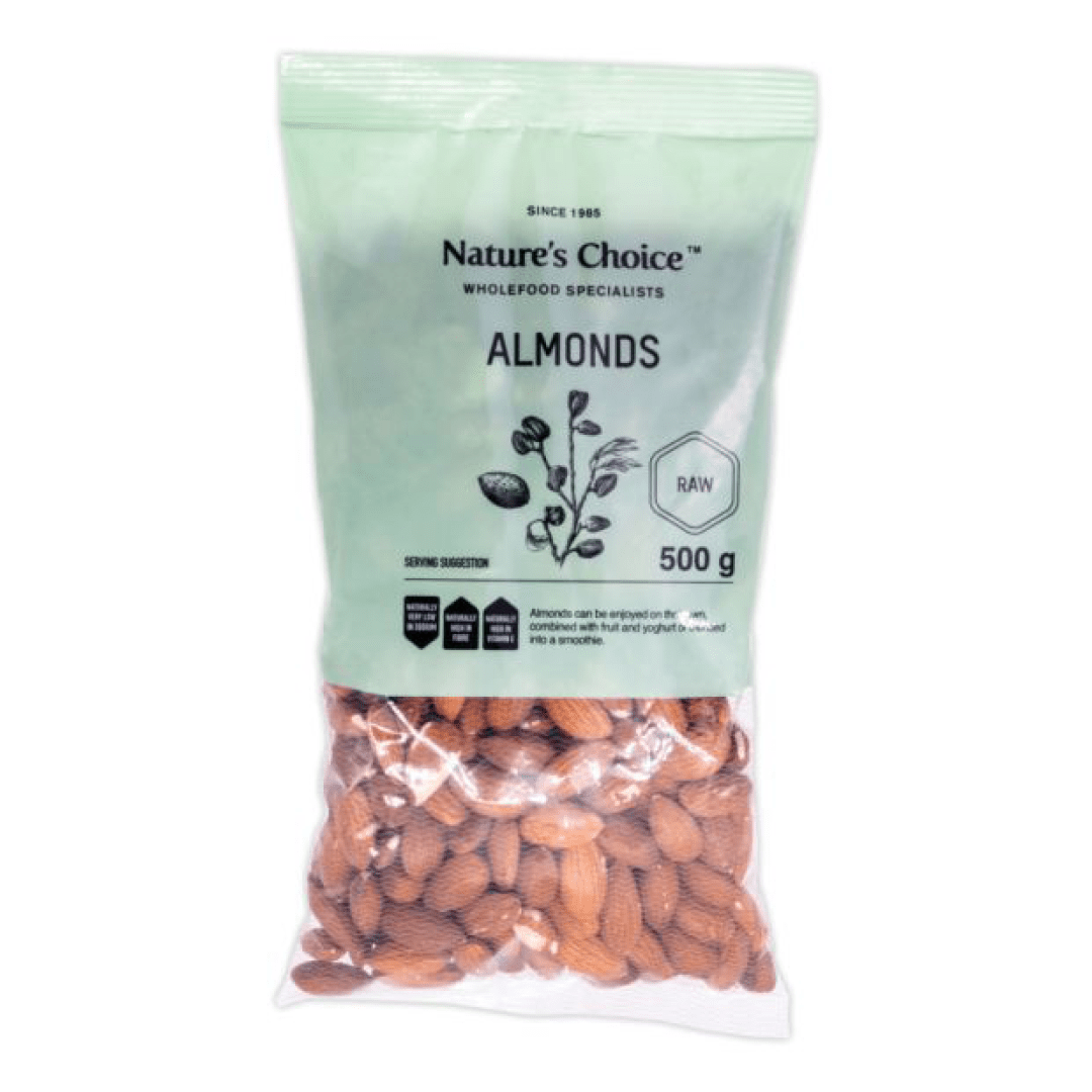 Mopani Pharmacy Health Foods Nature's Choice Almonds, 500g 6007732032785 225510
