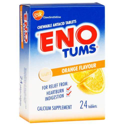 Eno Health Eno Tabs Chewable Orange, 24's 6001076001964 226852