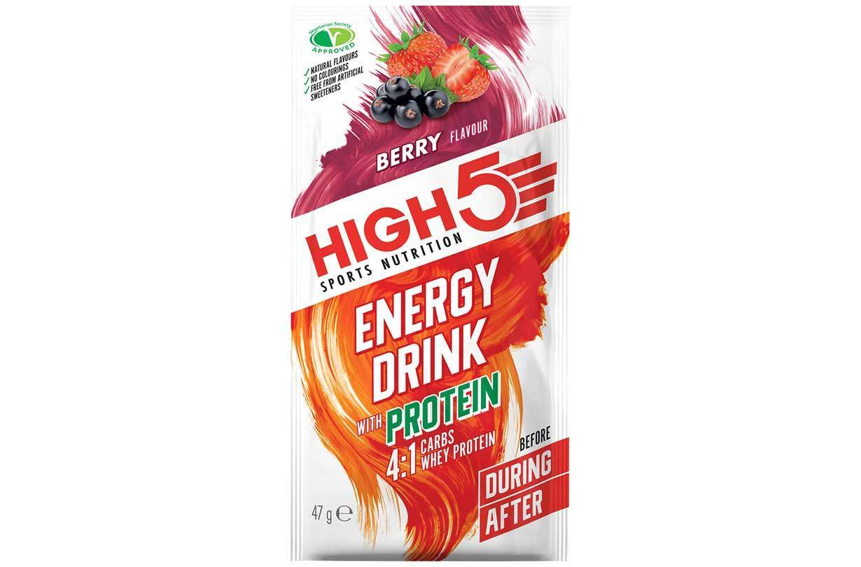 HIgh 5 Sports Nutrition High 5 Energy Drink with Protein Berry, 47g 5027492002973 227105