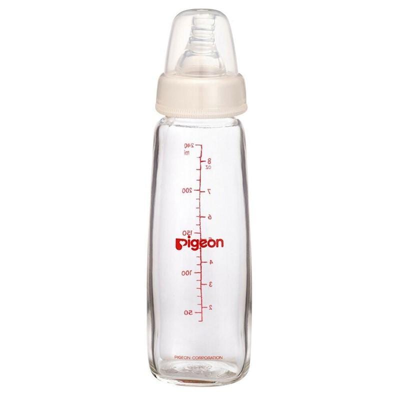 Pigeon Baby Pigeon Flex Peristaltic Nipple Glass Bottle, 240ml 4902508004824 227466