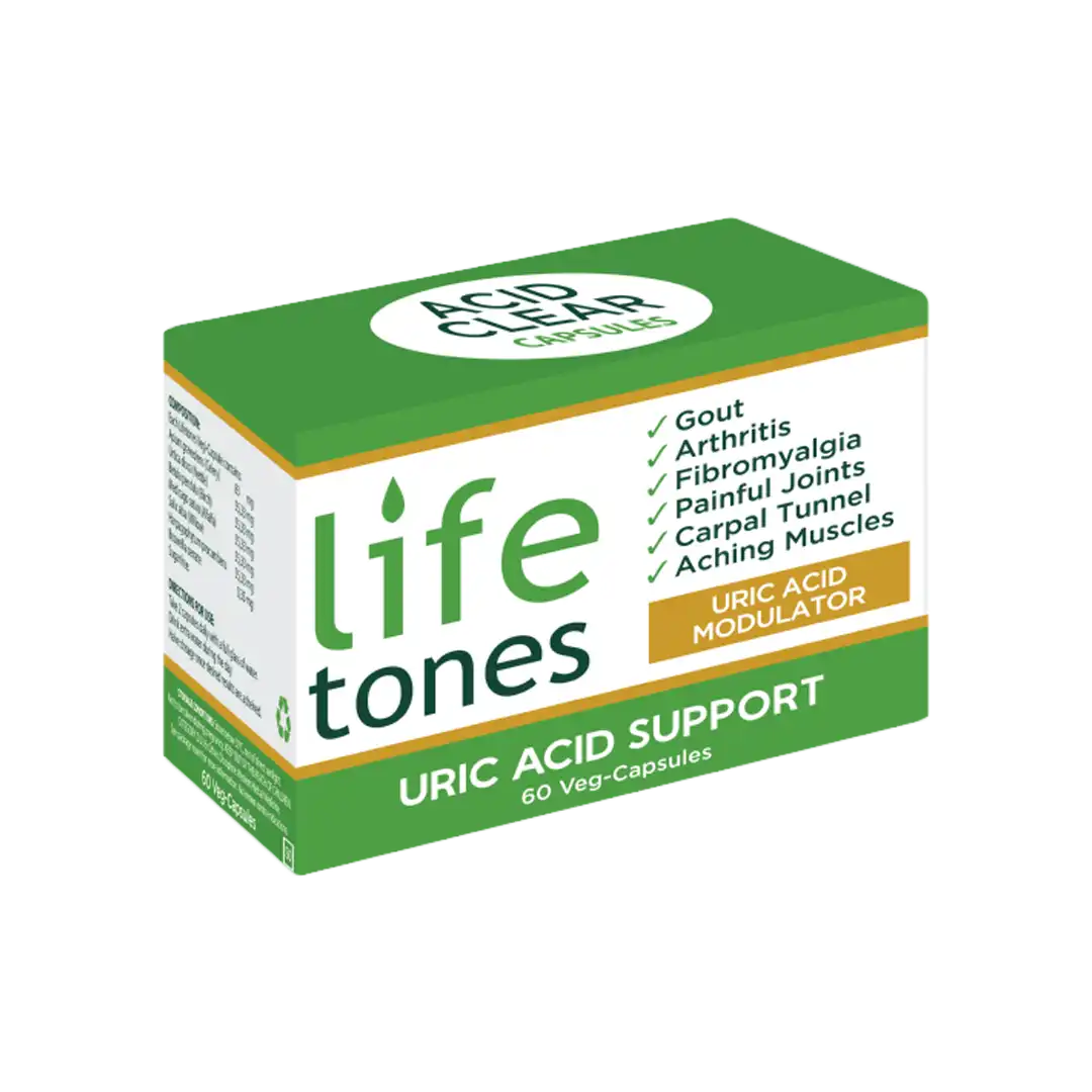 Lifetones Uric Acid Support Capsules, 60's