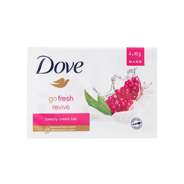 Dove Beauty Cream Bar 4x90g, Assorted