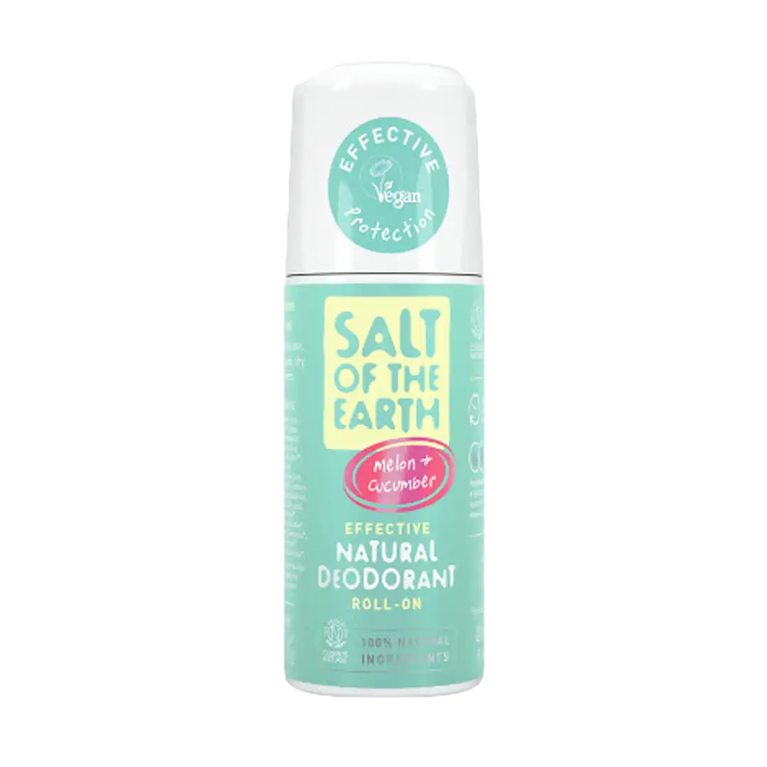 Salt Of The Earth Natural Roll-On 75ml, Melon & Cucumber