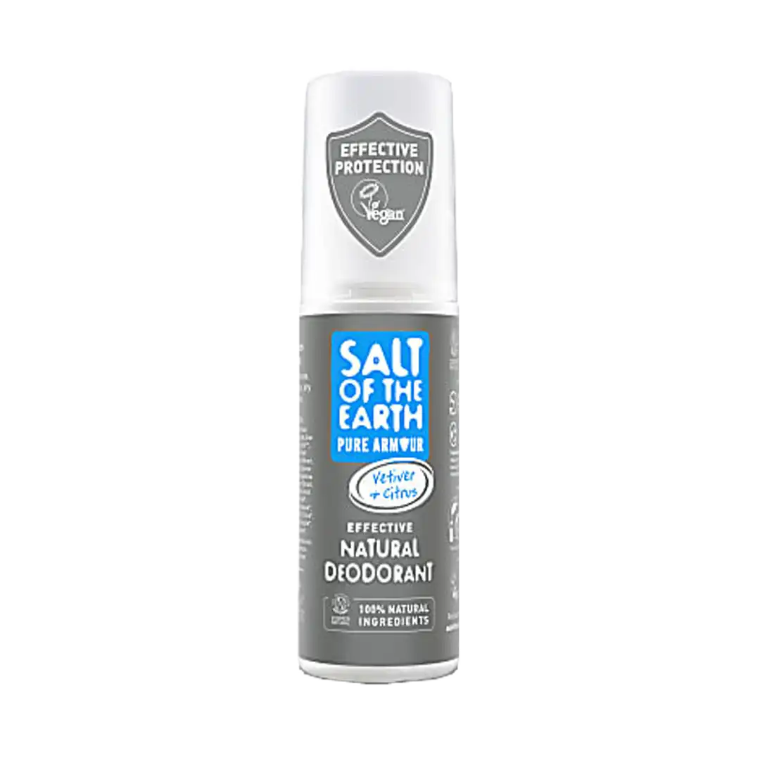 Salt Of The Earth Pure Armour Deodorant Spray For Men, 100ml