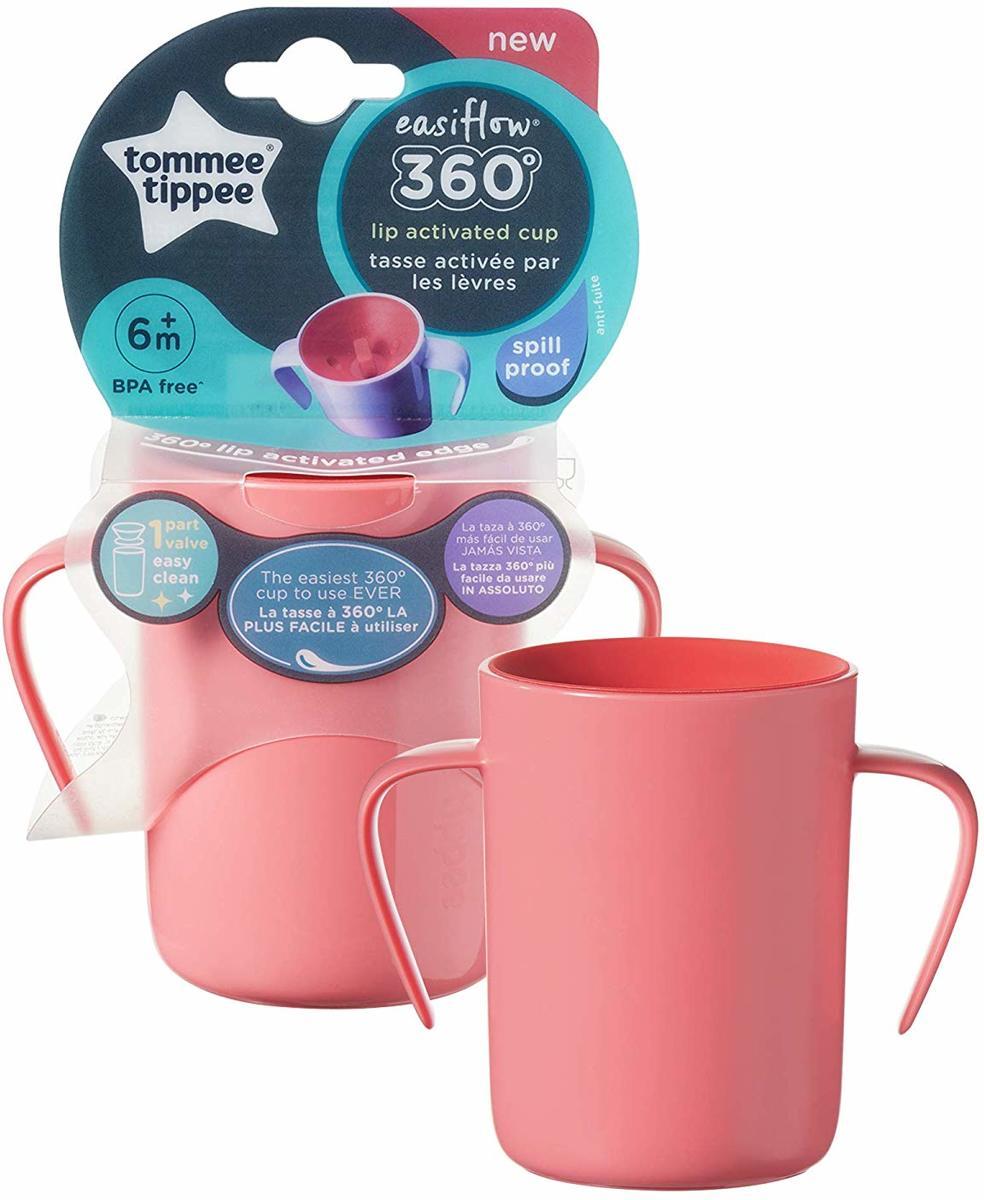 Tommee Tippee Baby Tommee Tippee Explora 360 Handled Cup Red 5010415472052 232611
