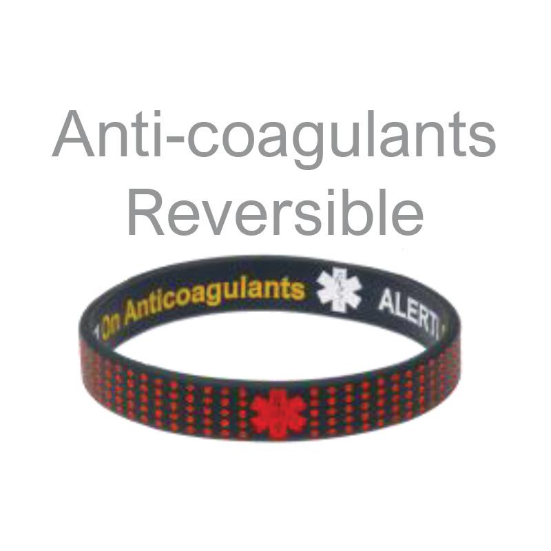 Mediband Anti-Coagulants Reversible Black, L