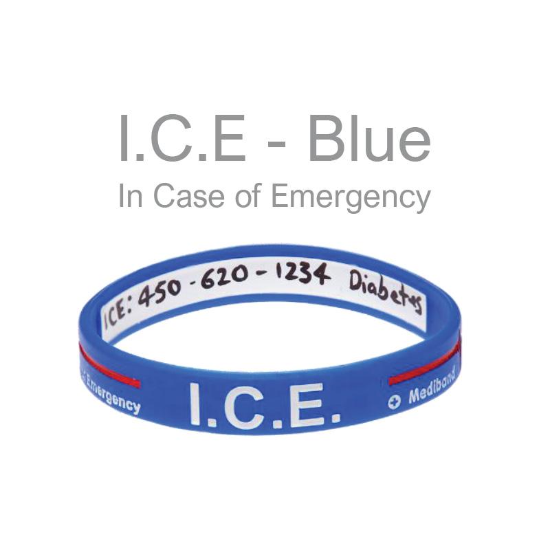 Mediband I.C.E Write On Blue, XL