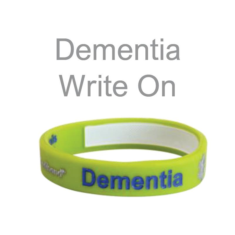 Mediband Dementia Write On Green, M