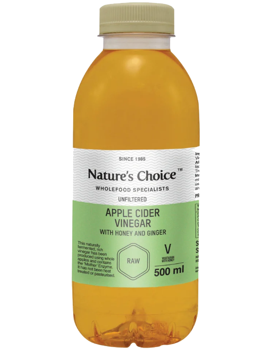 Nature's Choice Apple Cider Vinegar Honey & Ginger, 500ml