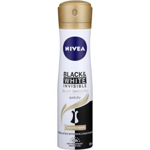 Nivea Toiletries Nivea Black & White Invisible Silky Smooth Deodorant, 150ml 6001051003914 233090