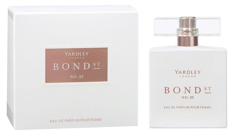 Yardley Fragrances Yardley Bond St Female No 25 Eau De Perfume, 50ml 6001567766051 234278