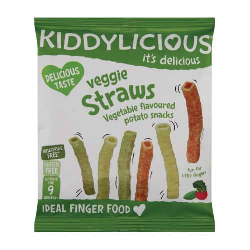 Kiddylicious Baby Kiddylicious Veggie Straws, 9m+ 5060040254158 234570