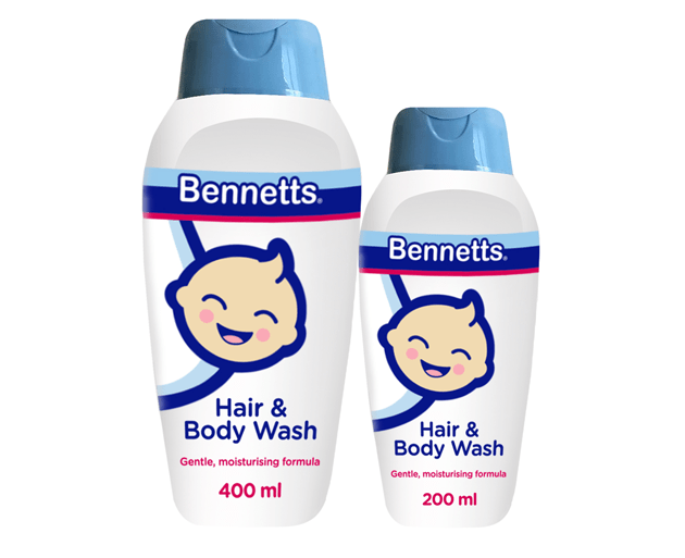 Bennetts Baby Bennets Hair and Body Wash, 400ml 6007218003070 234781