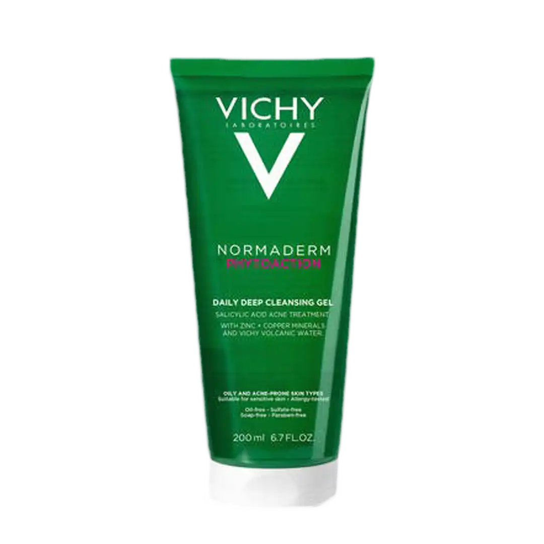 Vichy Normaderm Phytosolution Daily Deep Cleansing Gel, 200ml
