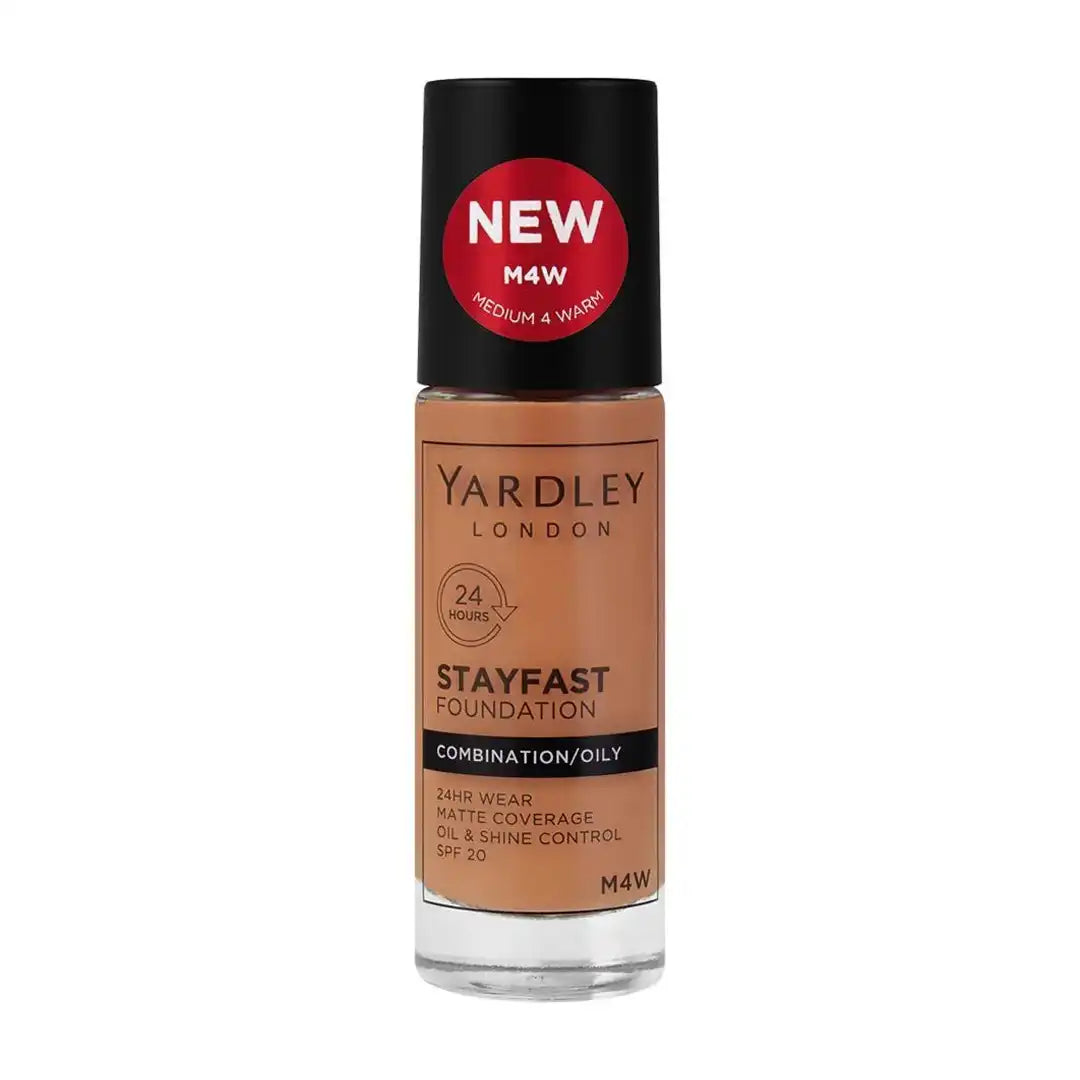 Yardley Stayfast Foundation Combination / Oily Skin, M4W