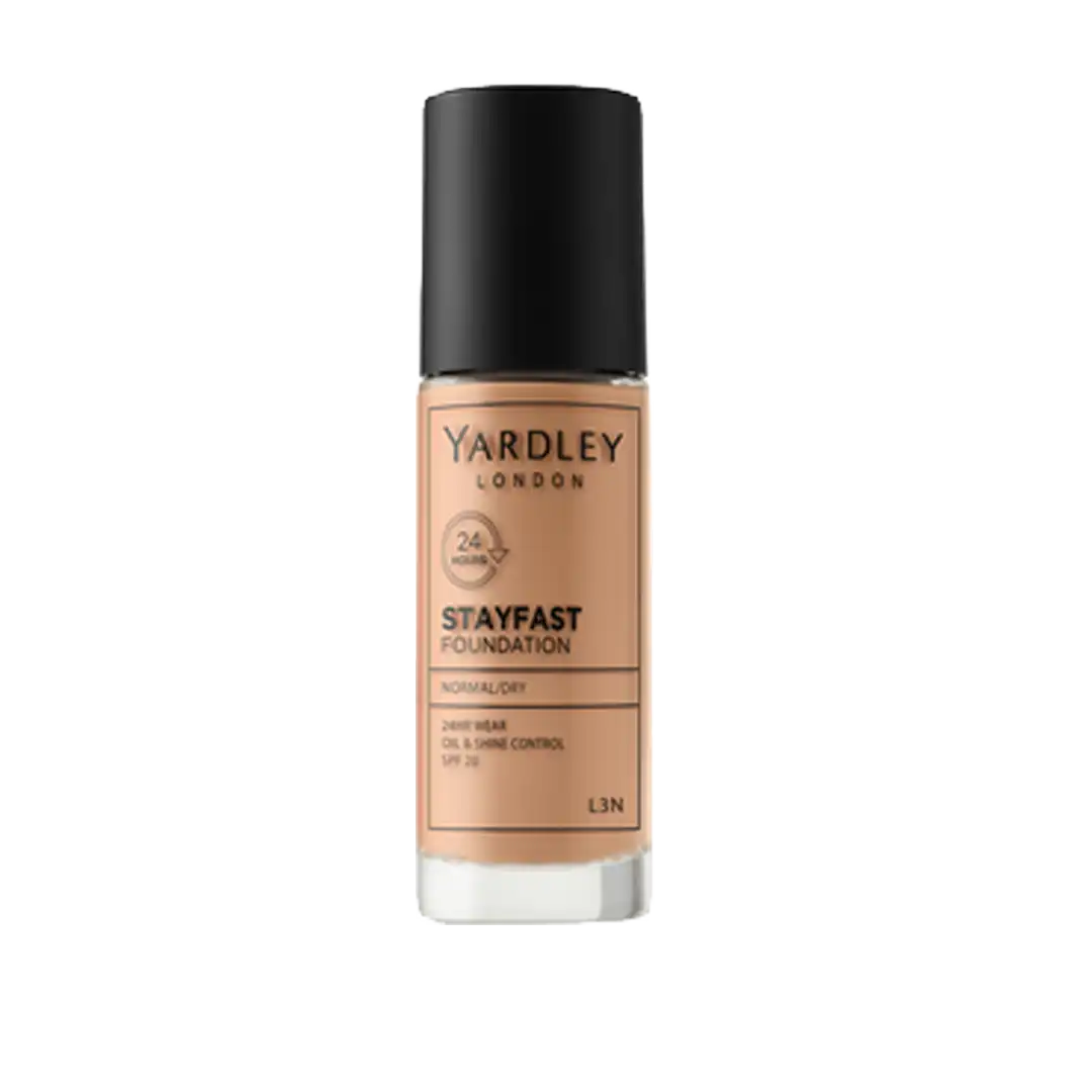 Yardley Stayfast Foundation Normal/Dry Skin with SPF20, Assorted