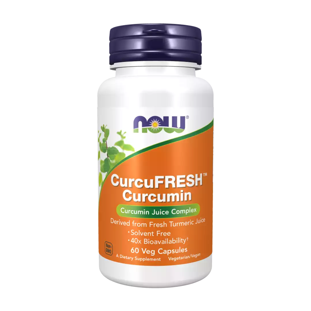 NOW Foods CurcuFresh 500mg Capsules, 60's