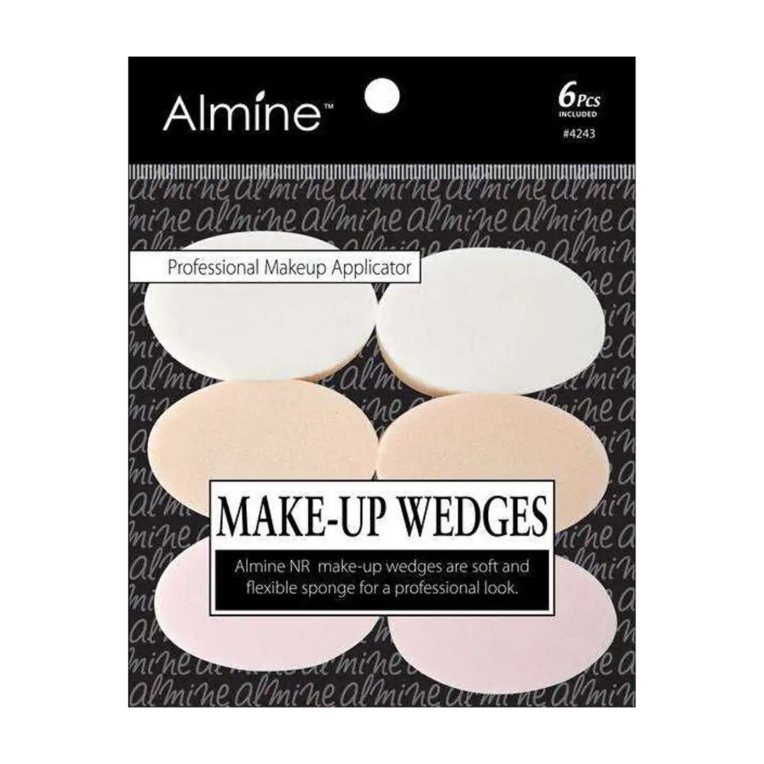 Almine Make-Up Wedges Ovals, 6 Piece